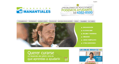 Desktop Screenshot of manantiales.org